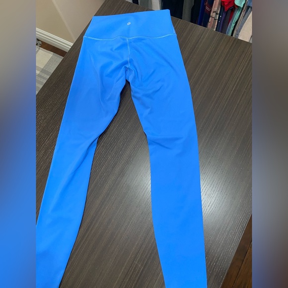 Lululemon wunder under high rise leggings 28” size 6 blue nile - Picture 3 of 5